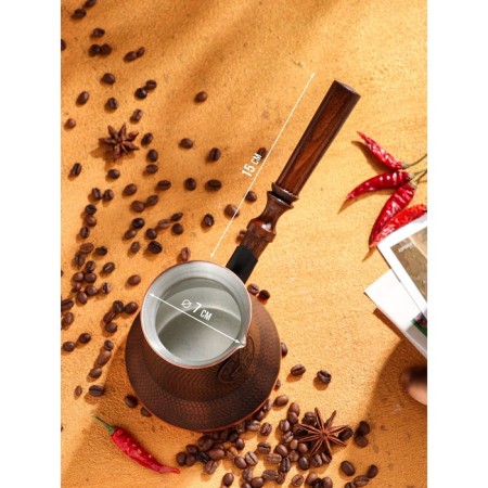 Turk for coffee "Armenian jezva", 640 ml, copper-1