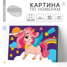 Picture on numbers for children 