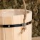 Bucket of linden, 9l, plastic insert, handle-vertebra, "Dobroparov"