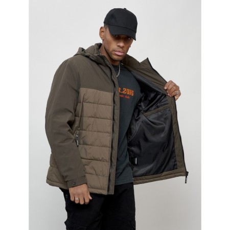 Sports male jacket, size 60, brown color-12