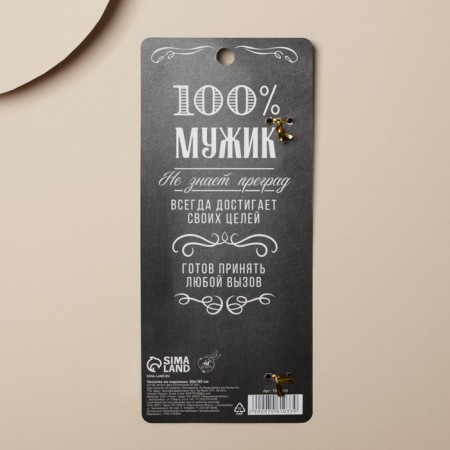 Chesal for the back "Cool man", 23.5 cm-4