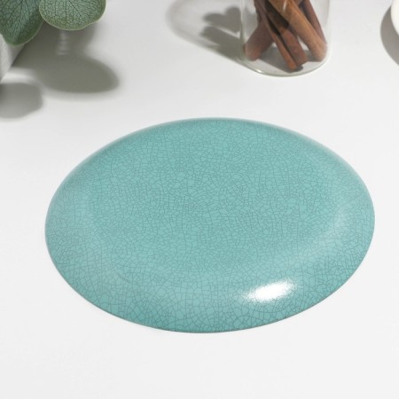 Dessert ICY TURQUOISE, glass, D = 20.5 cm-2