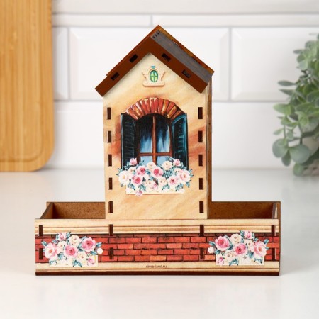 Tea house "House", 21x20x9 cm-6