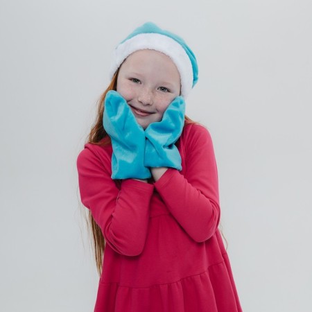 Carnival set "Magic Snow Maiden": hat, mittens, p. 56–58 cm-3