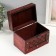Casket Street Wood "Book. With rivets" Brown 17.8x11.5x12.8 cm