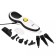 Steam mop KitFort KT-1045, 1500 watts, 370 ml, cord 8 m, white-hourly