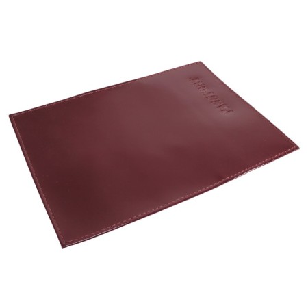 Passport cover, map for maps, red color