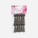 Automatic lock for metal zippers, No. 5, 10 pcs, black nickel color