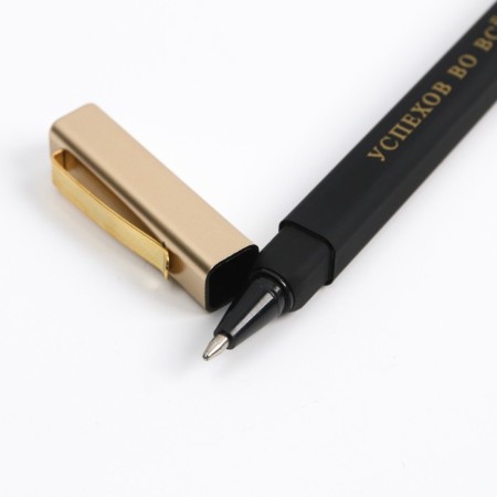 Gift handle in the penalty “successes in everything”, blue paste, 1.0 mm-3
