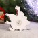 Christmas tree decoration "Santa Claus with Christmas tree" 14.5x14.5 cm