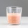 A candle in a glass aromatic "apples in caramel", 6.5x8 cm, beige
