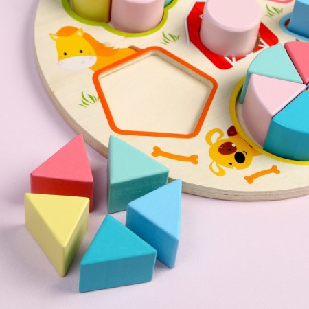 Wooden puzzle "Tenderness" 22 × 22 × 2.5 cm-3