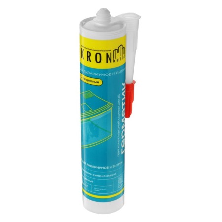 Kronbuild sealant, silicone, for aquariums and windows, colorless, 280 ml