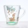 New Year. Glass mug "Deer", 300 ml