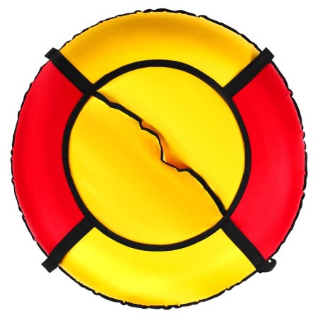 Winter Star tubing-vatter, case diameter 90 cm, red/yellow color-4
