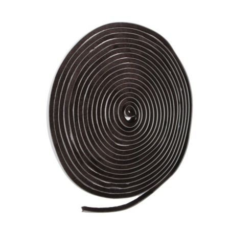 The seal brush self -adhesive tundra, 7x8 mm, brown, 10 m.