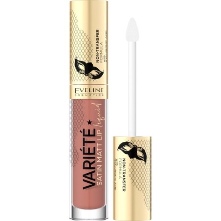 Liquid lipstick liquid Eveline Variete Perfect Matte, tone No. 11 Choko Muffin, matte, 4.5 ml