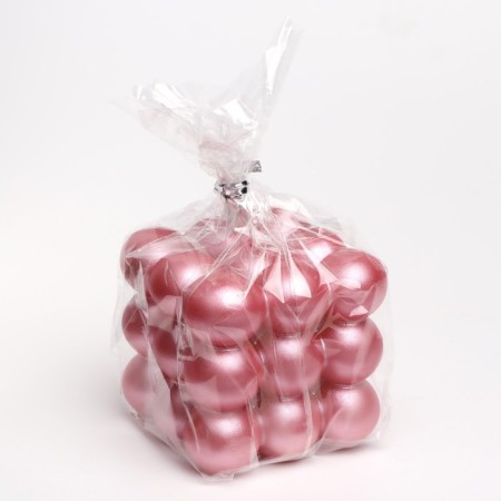 Figure candle "Babble" Big Cube, 5x5x5 cm, pink mother of pearl-3