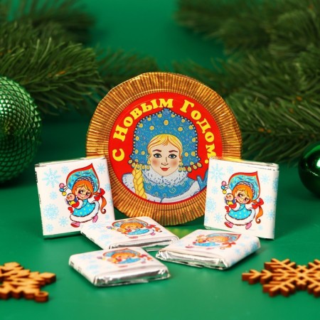 New Year's set of figure chocolate, 55g-1