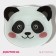 Pandamen glass plate "Pandamen", 14.9 × 12.9 cm