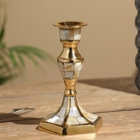 Candlestick 13 cm, brass-2