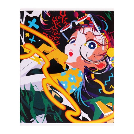 A notebook of 96 sheets in the Calligrata "Anime" cage, cover coated cardboard, glossy lamination, OFSET MIX block-3