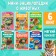 Mini-encyclopedias set of animals, 6 pcs. 20 p.