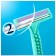 Broken disposable machine Gillette Venus2, 2 pcs.