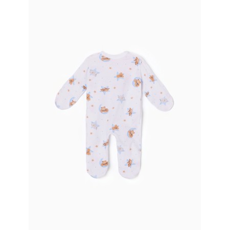 Children's overalls with scratches "dream", milk/blue color, height 56-4