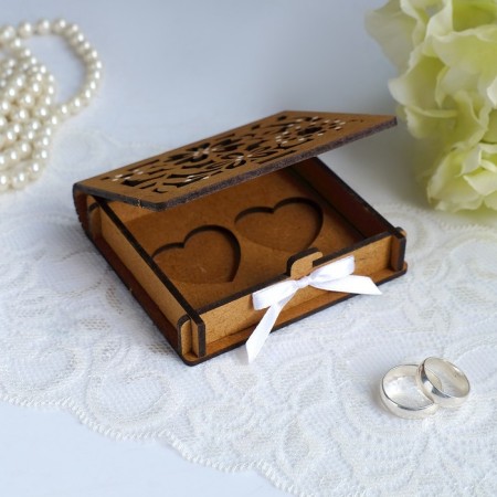 Casket for the Ring "Flower", 10x9.5x2.6 cm-2
