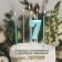 Candle in the cake on the skewer "Almaz", the number "7", blue, 4.8x2.6 cm