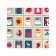 Organizer in a bath on suction cups "Festive brands", for storing toys and trifles, size 33x39 cm