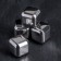 A set of stones for whiskey "Cube", 4 pcs, 2.5 × 2.5 cm, stainless steel