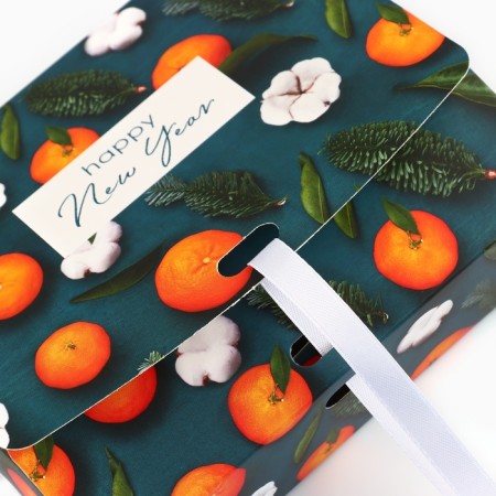 Folding Gift Box "Tales", 16.5 x 12.5 x 5 cm, without tape, New Year-4