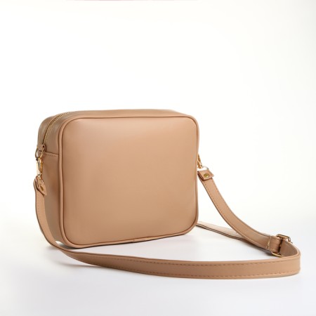 Women's bag over the shoulder Textura, small size, beige color-1