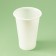 A single -plastic glass glass "white" 200 ml