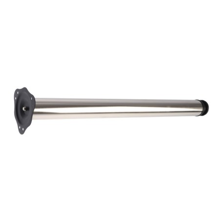 Furniture support, bar, tundra, 60x710 mm, color Satin nickel