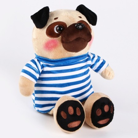 Soft toy "Bonya", in the vest-4
