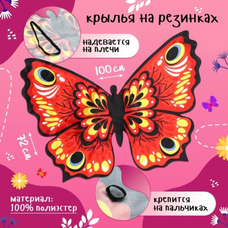 Carnival set "Beautiful butterfly" cape, makeup-1