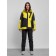 Ski costume female winter, size 48, yellow color