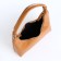 Baget bag with zipper, brown color