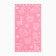Lovelife towel "animals", col. Pink, 26*50 cm, 100% cotton,