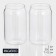 Brook glasses, 350 ml, 7 × 12 cm, set 2 pcs, glass, transparent