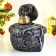 New Year. Symbol 2025. Piggy bank "Snake in a bag" 21x18x23cm, silver