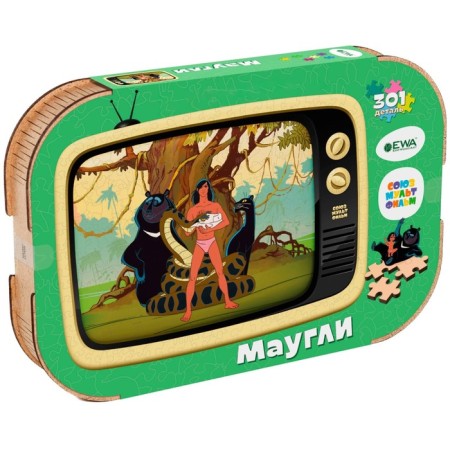 Puzzle-head-headed 3D "Mowgli", 40 × 29 cm-5
