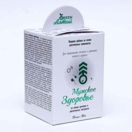 Male health "for normalization of potency", 120 capsules of 0.5 g-1