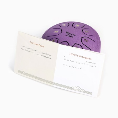 Musical instrument Glucophone Music Life, 11.4 cm, 8 petals, white-4
