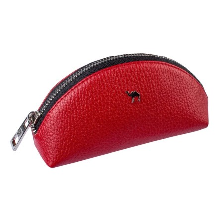 Cosmetic bag with lightning, red color
