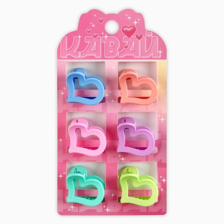 Hair crab Kawai, set 6 pcs, 2.5 x 2.5 x 1.5 cm-5