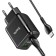 Network charger Hoco N6, 18 W, 2 USB Qc3.0 - 3 A, black